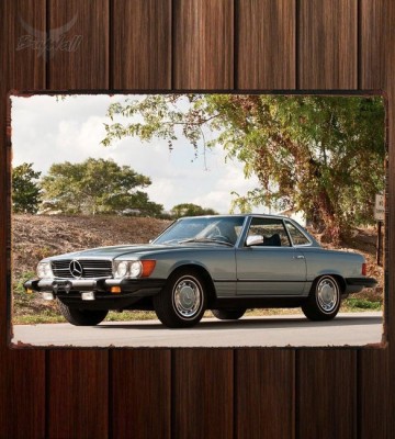 Металлическая табличка Mercedes-Benz 450SL US-spec (R107)